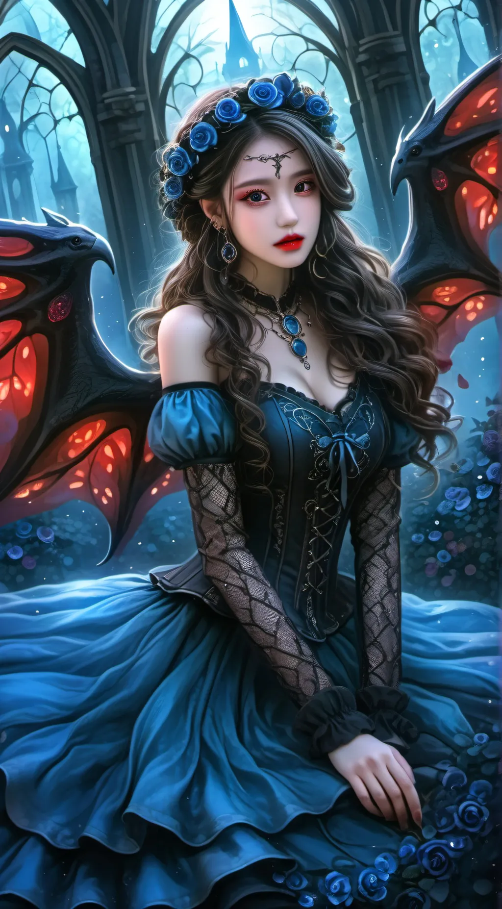 ai character: sky  background