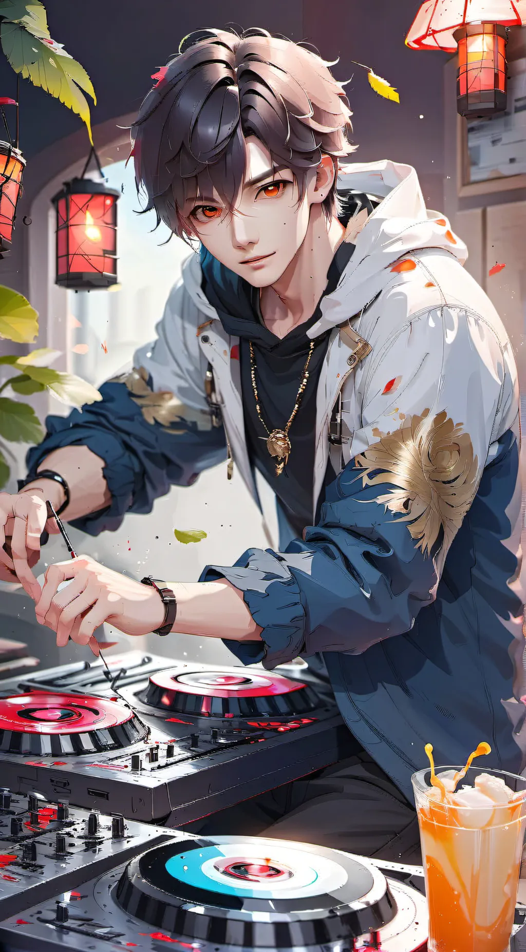 ai character: Zach  background