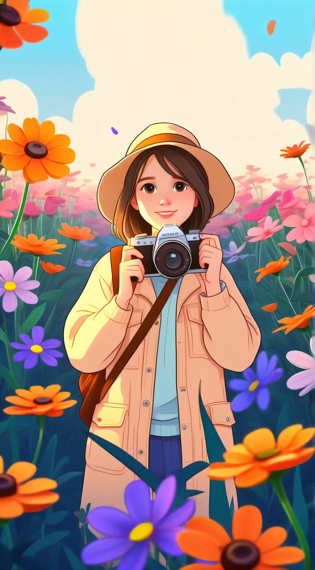 ai character: melody background