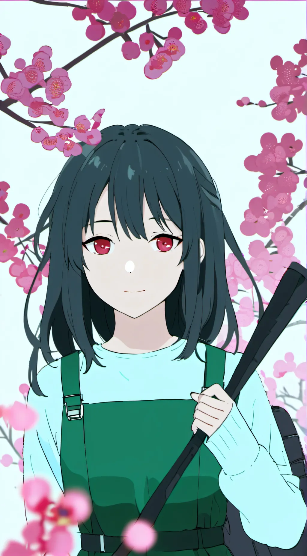 ai character: Cherry background