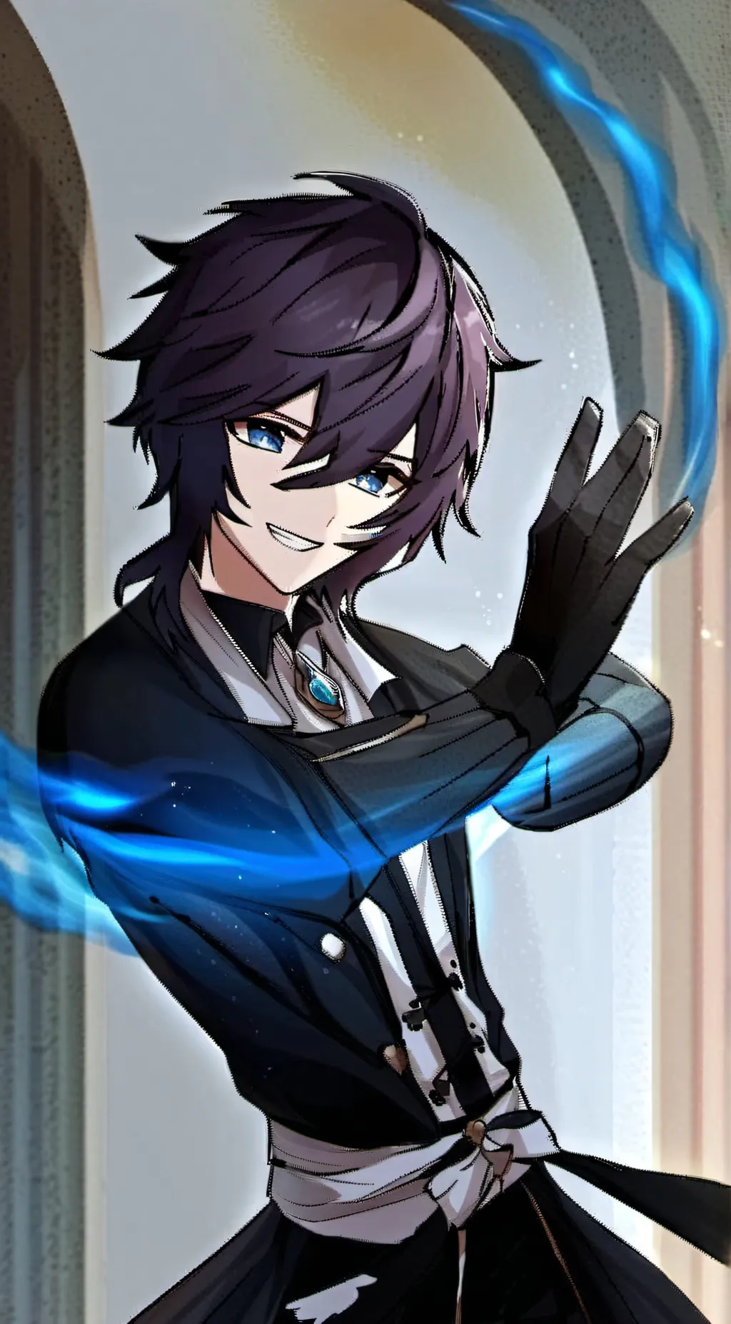 ai character: Akuma background