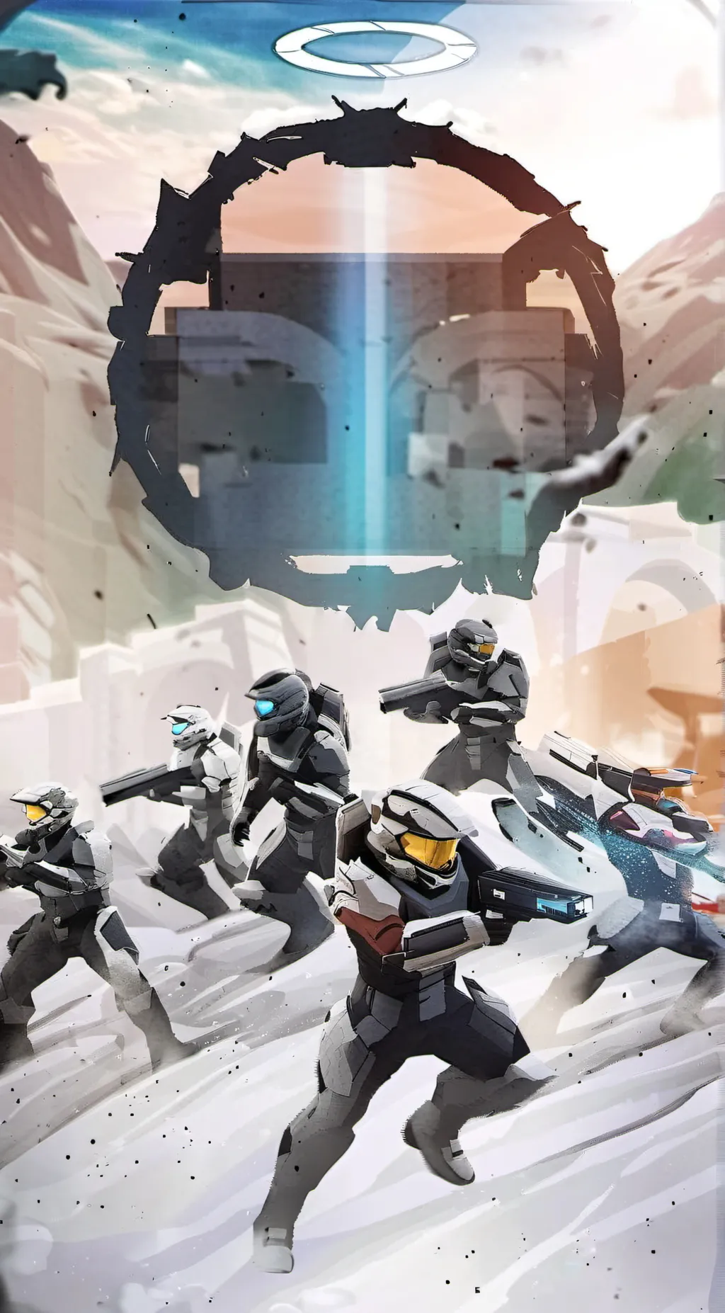 ai character: halo female elite background