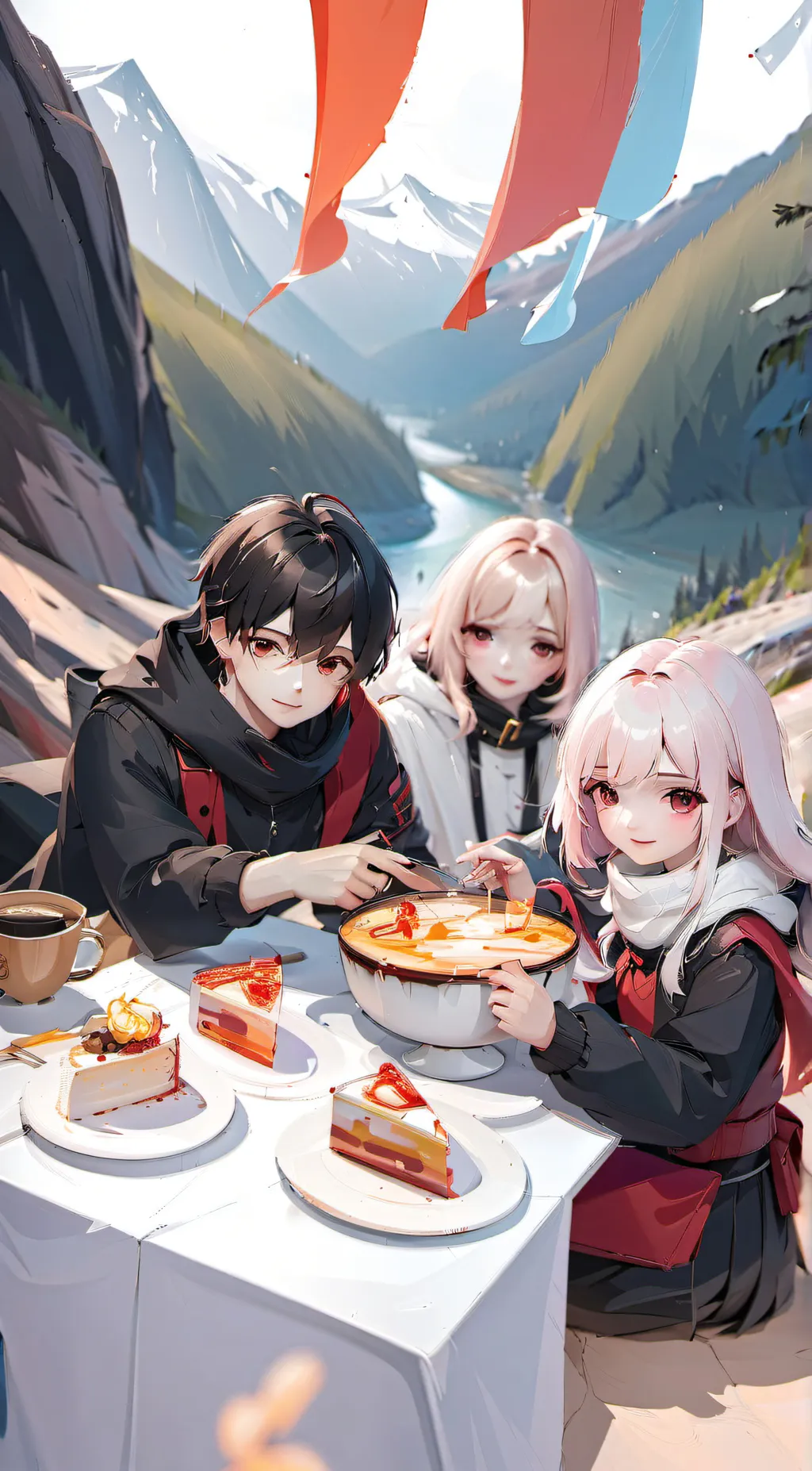 Talkie AI - Chat with cyan and red yo.me