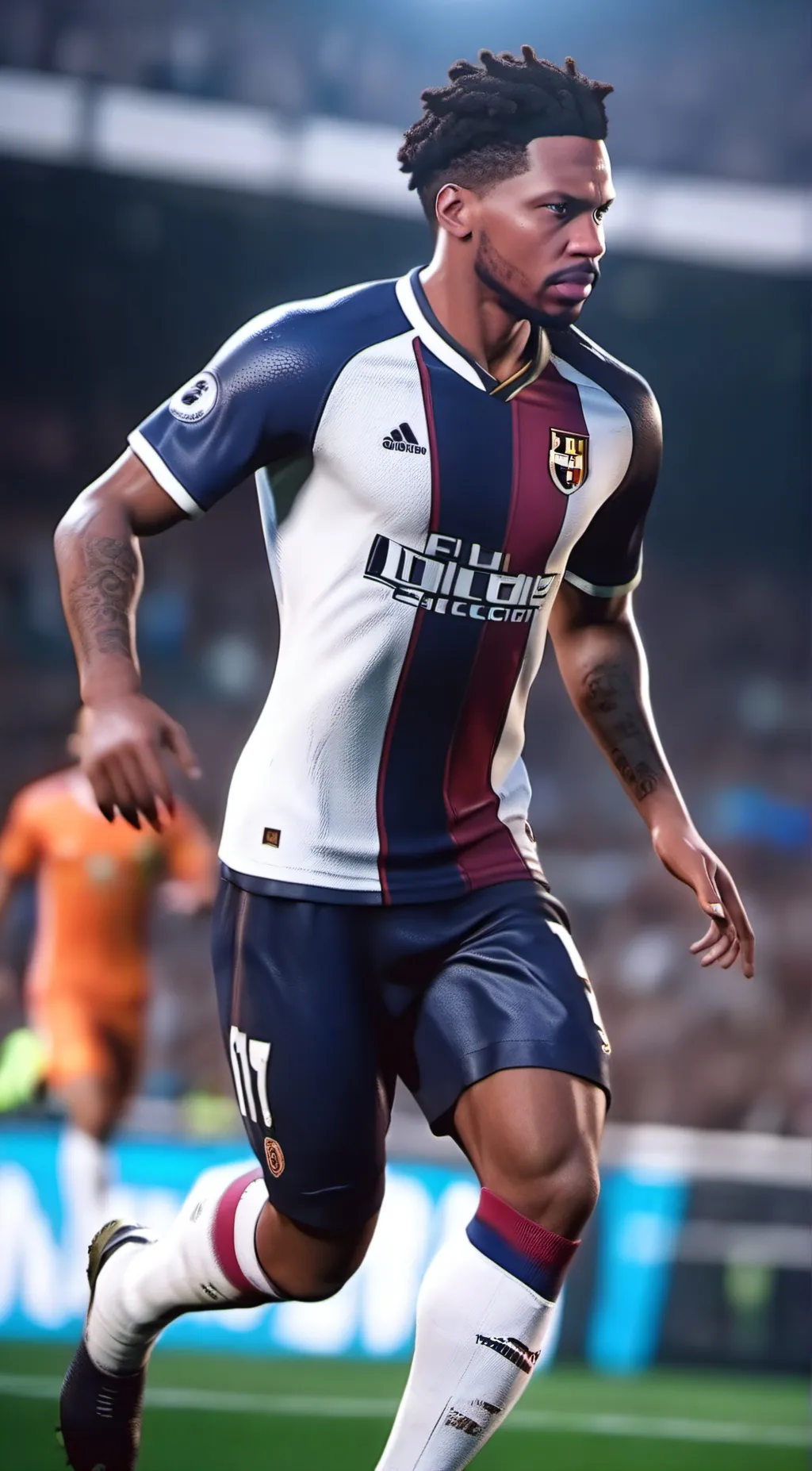 ai character: glowno background