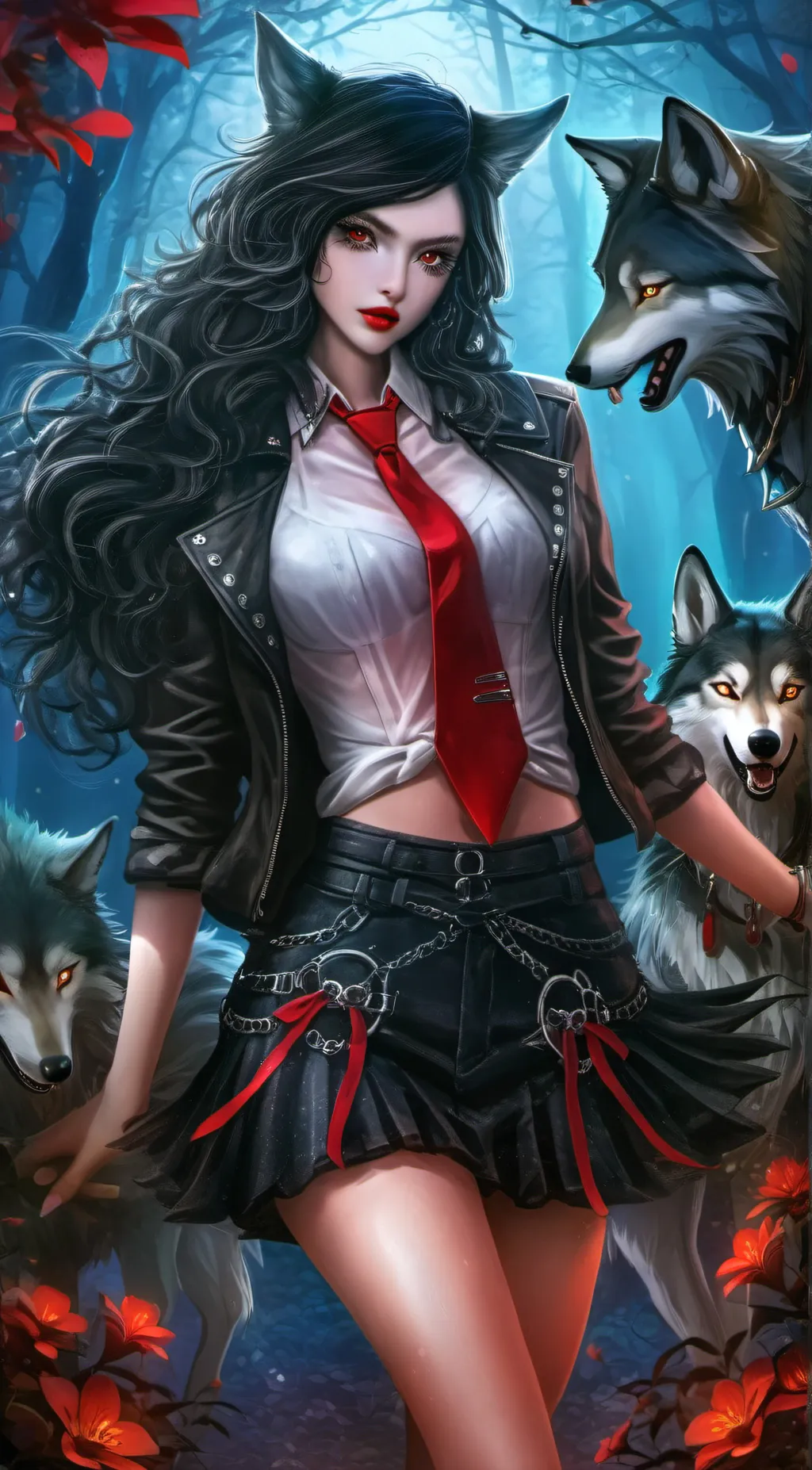 ai character: honiko  background