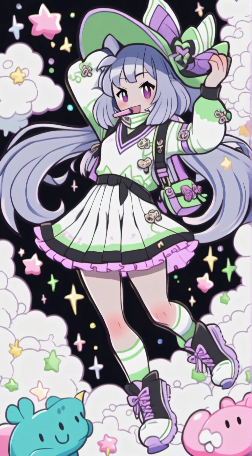 ai character: moni background