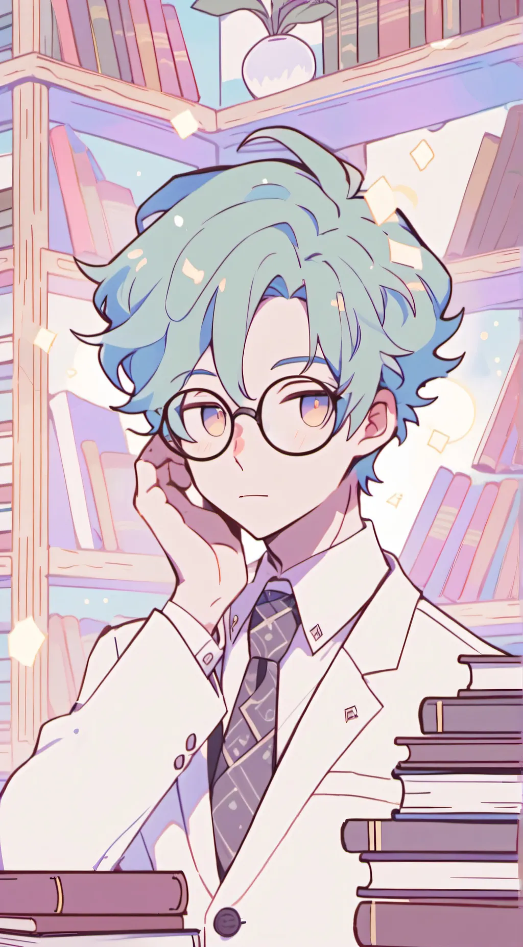 ai character: ELI🍚 background