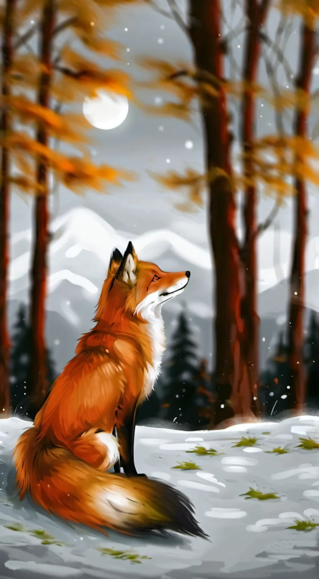 ai character: Fox background