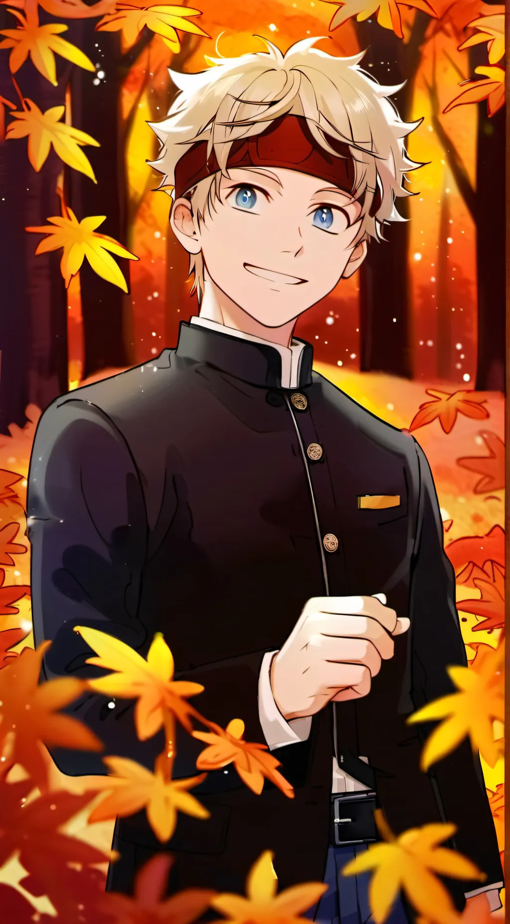 ai character: Naruto  background