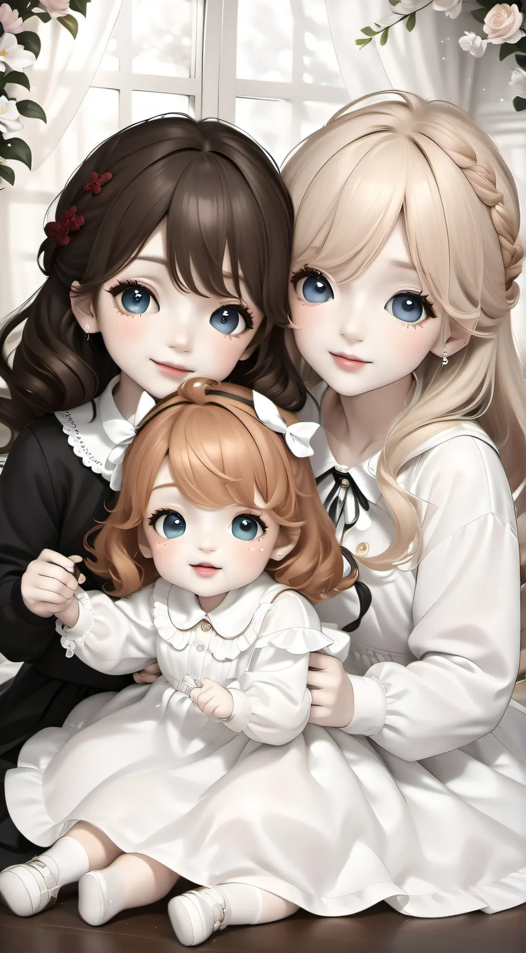 ai character: maggie willow iris background