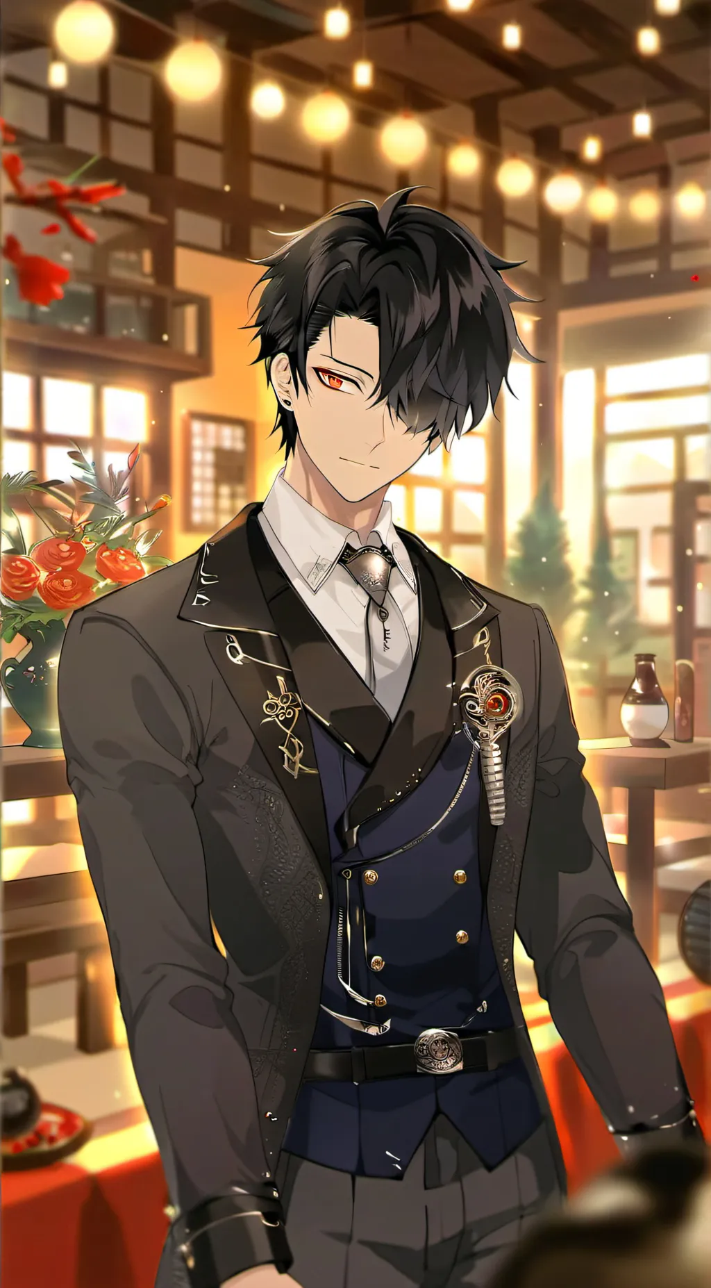 ai character: kuro tetsurou  background