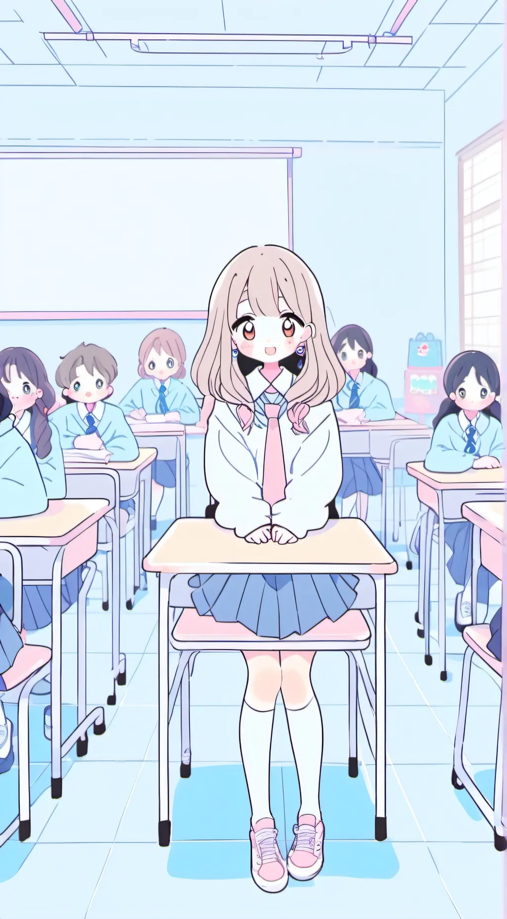 ai character: pkrs high school background