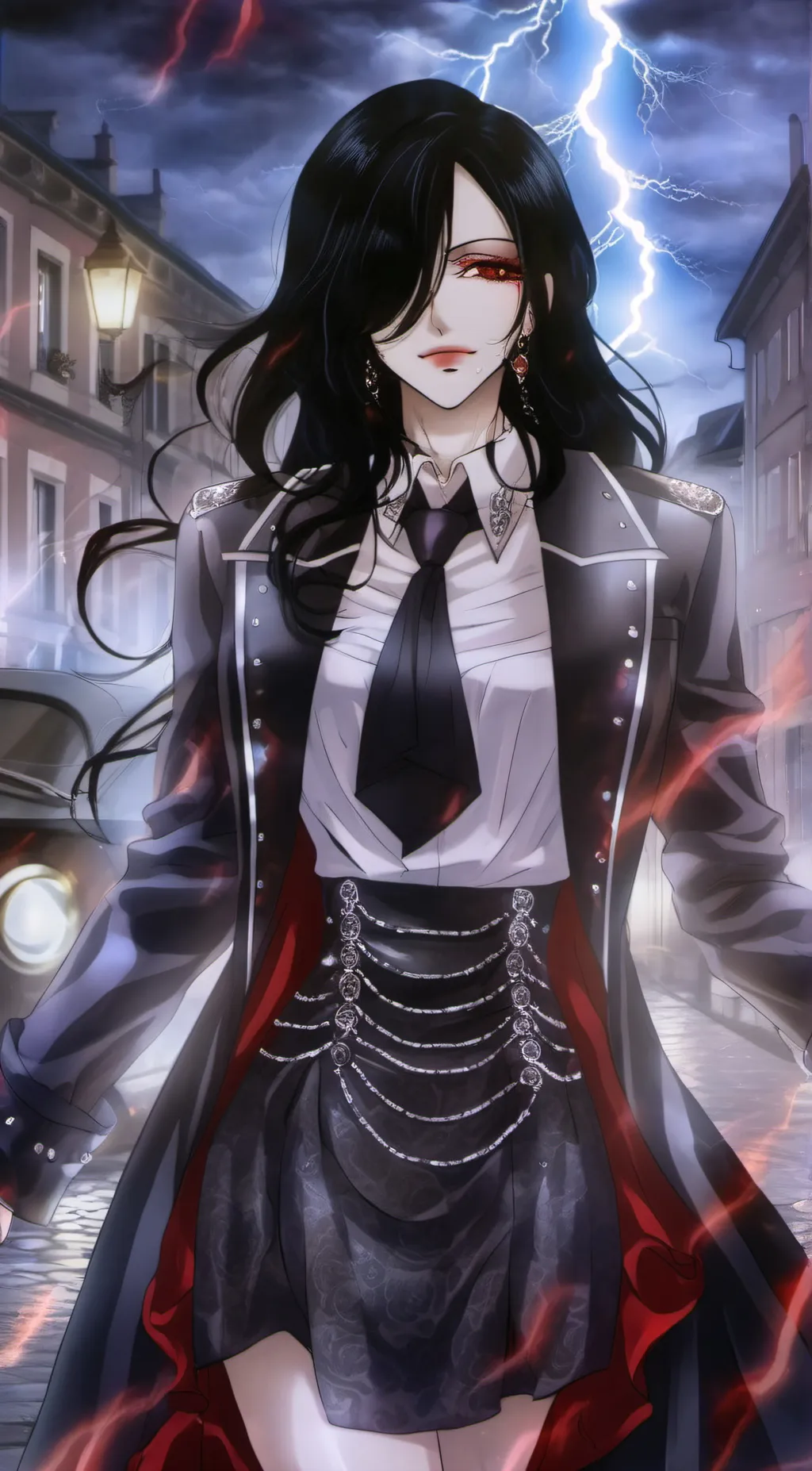 ai character: Thunder  background