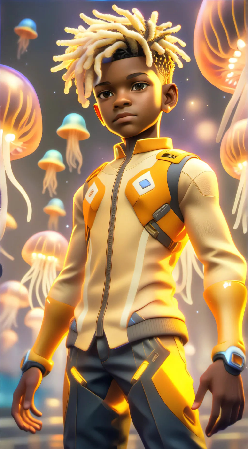 ai character: Johnny Sowah background