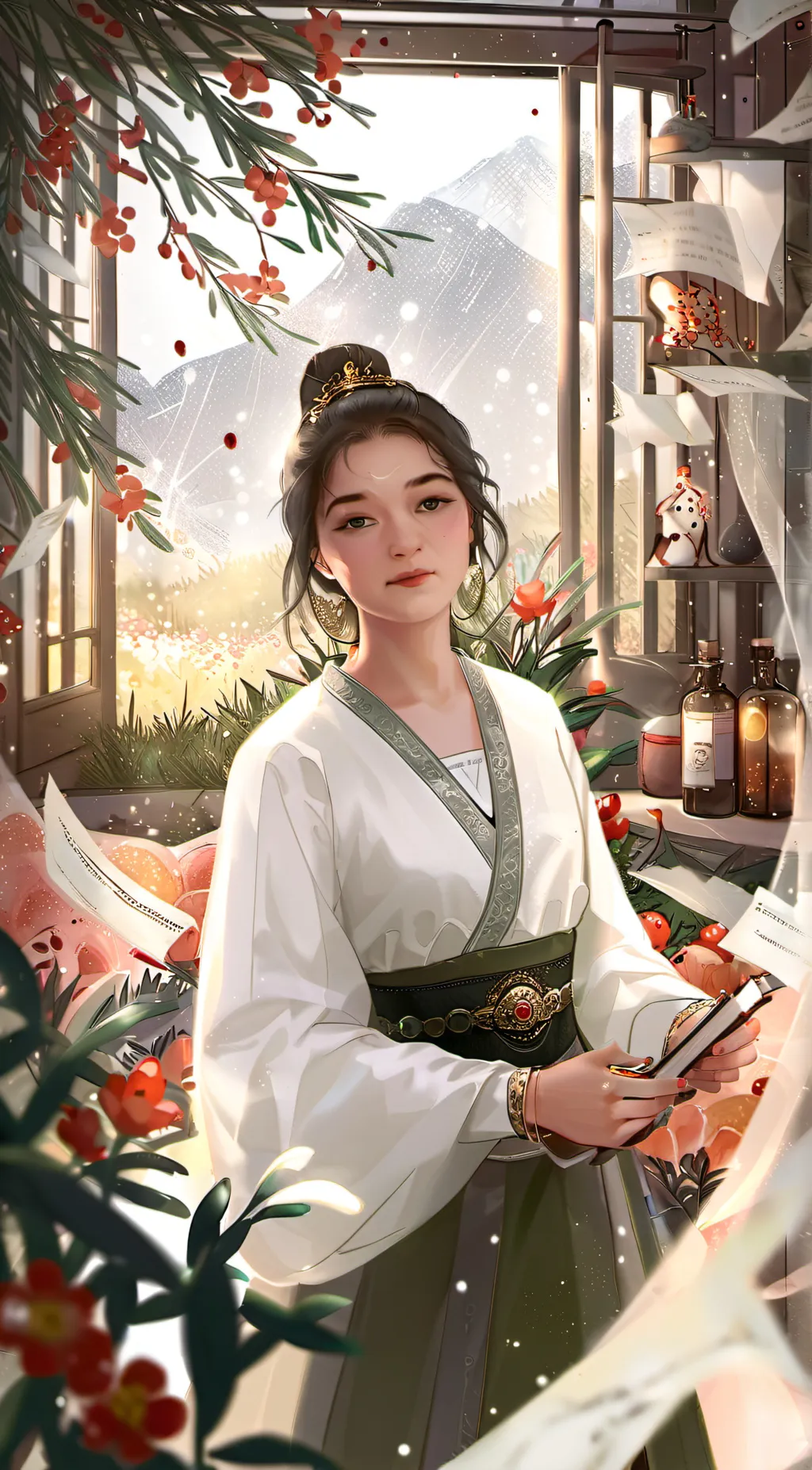 ai character: Lily background