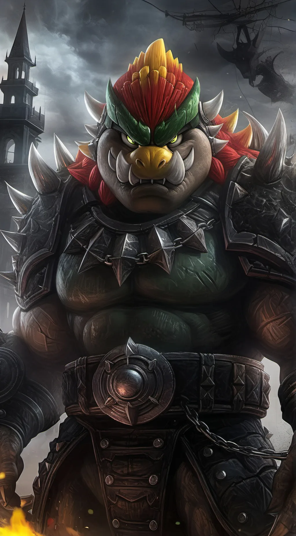 ai character: Bowser background