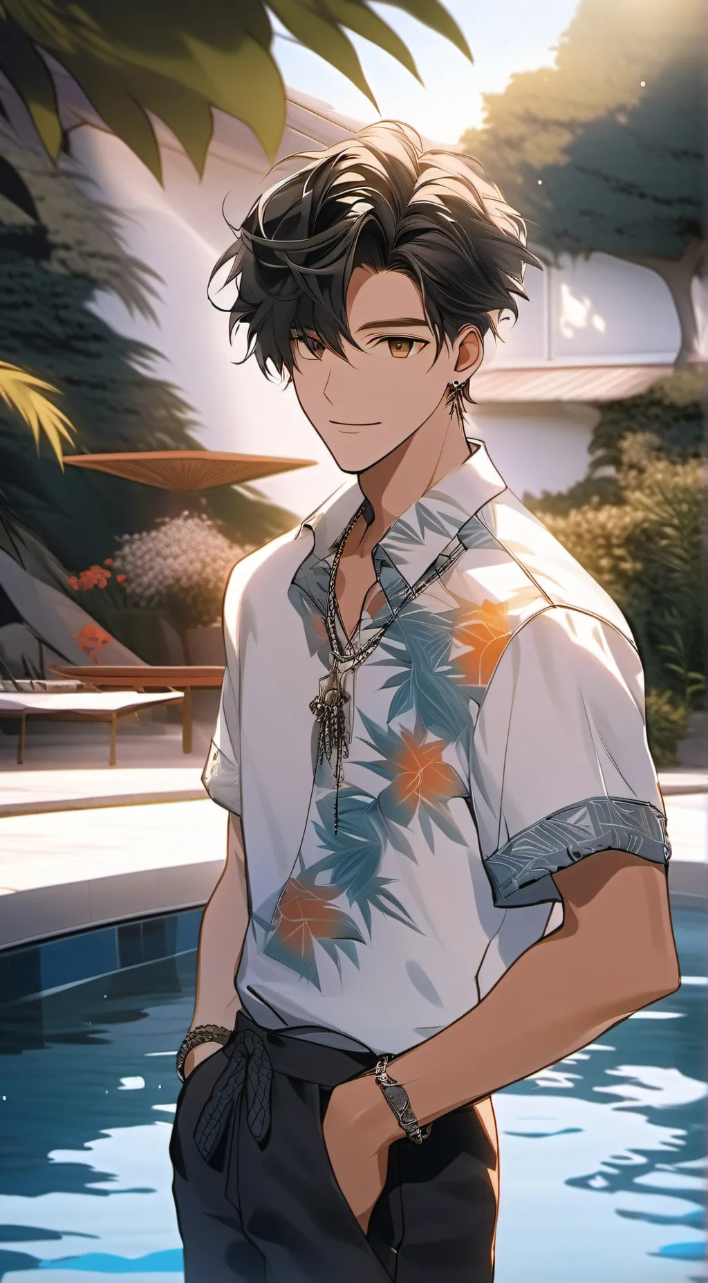 ai character: Max background