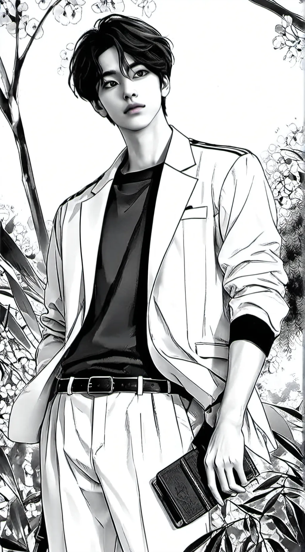 ai character: V/Taehyung background