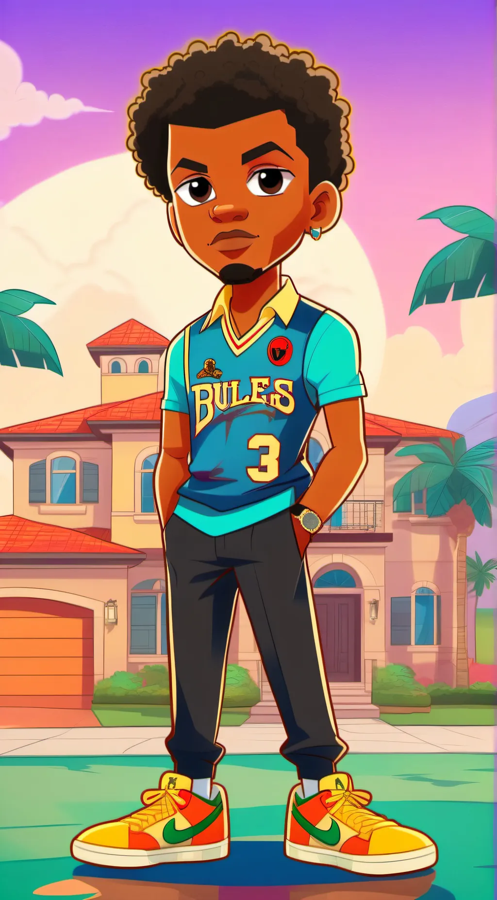 ai character: Michael  background