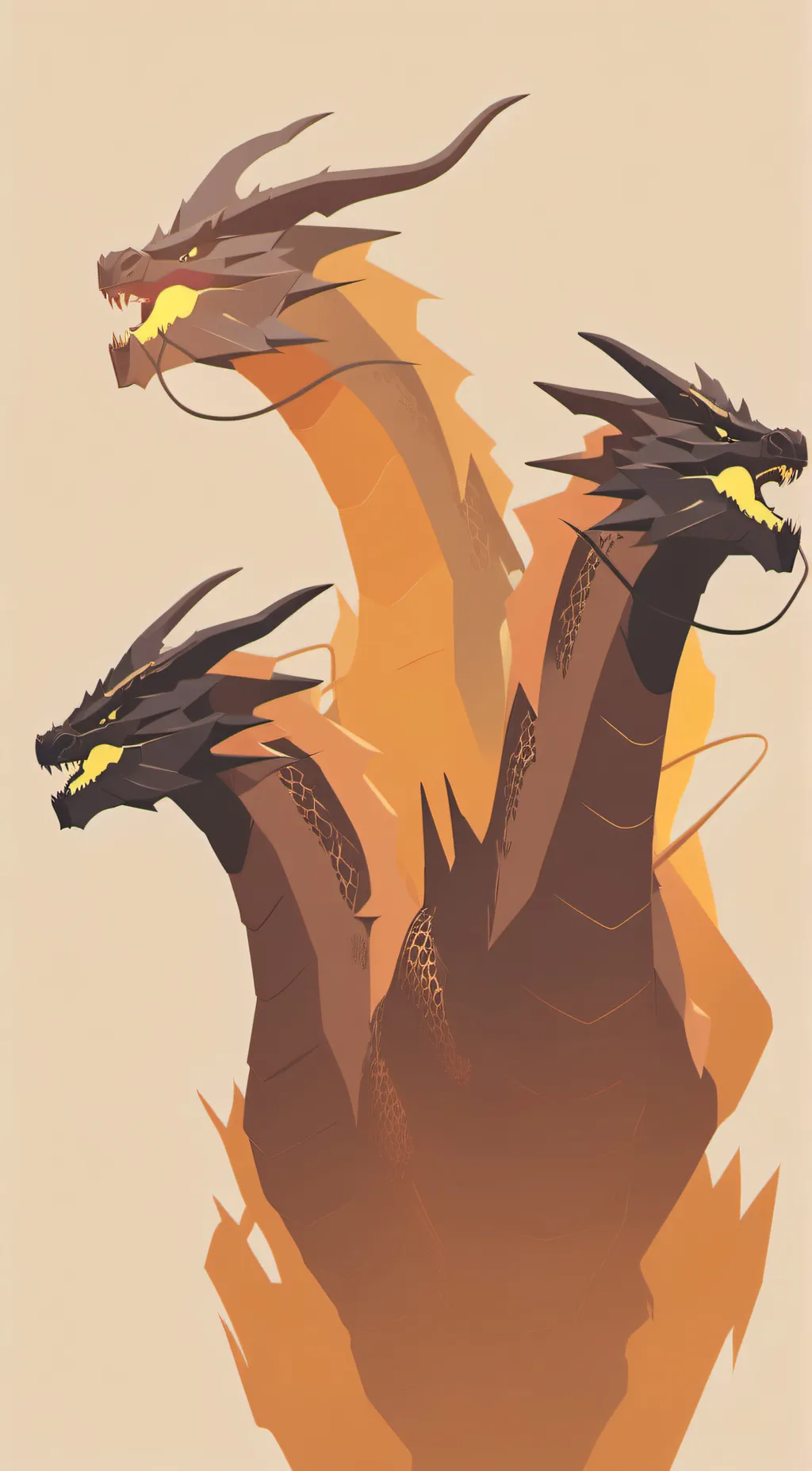 ai character: 🌋⚡KING GHIDORAH 🌋⚡ background