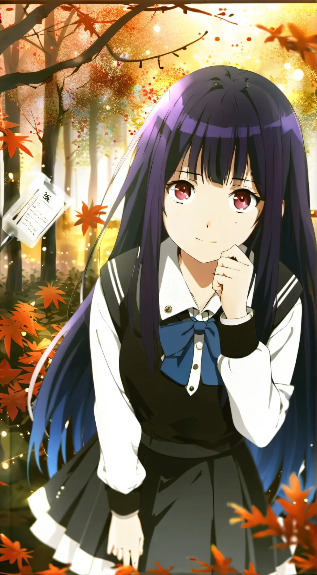 ai character: violet and piemon background