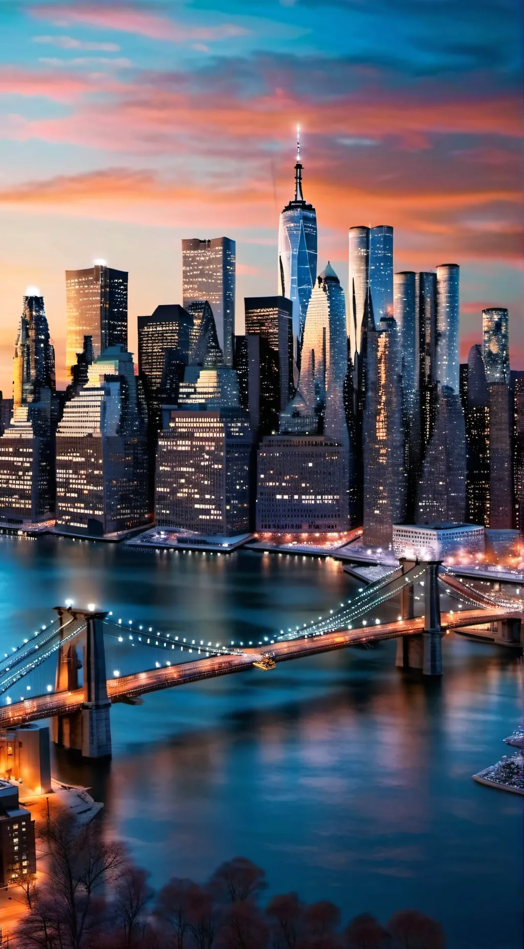 ai character: NYC background