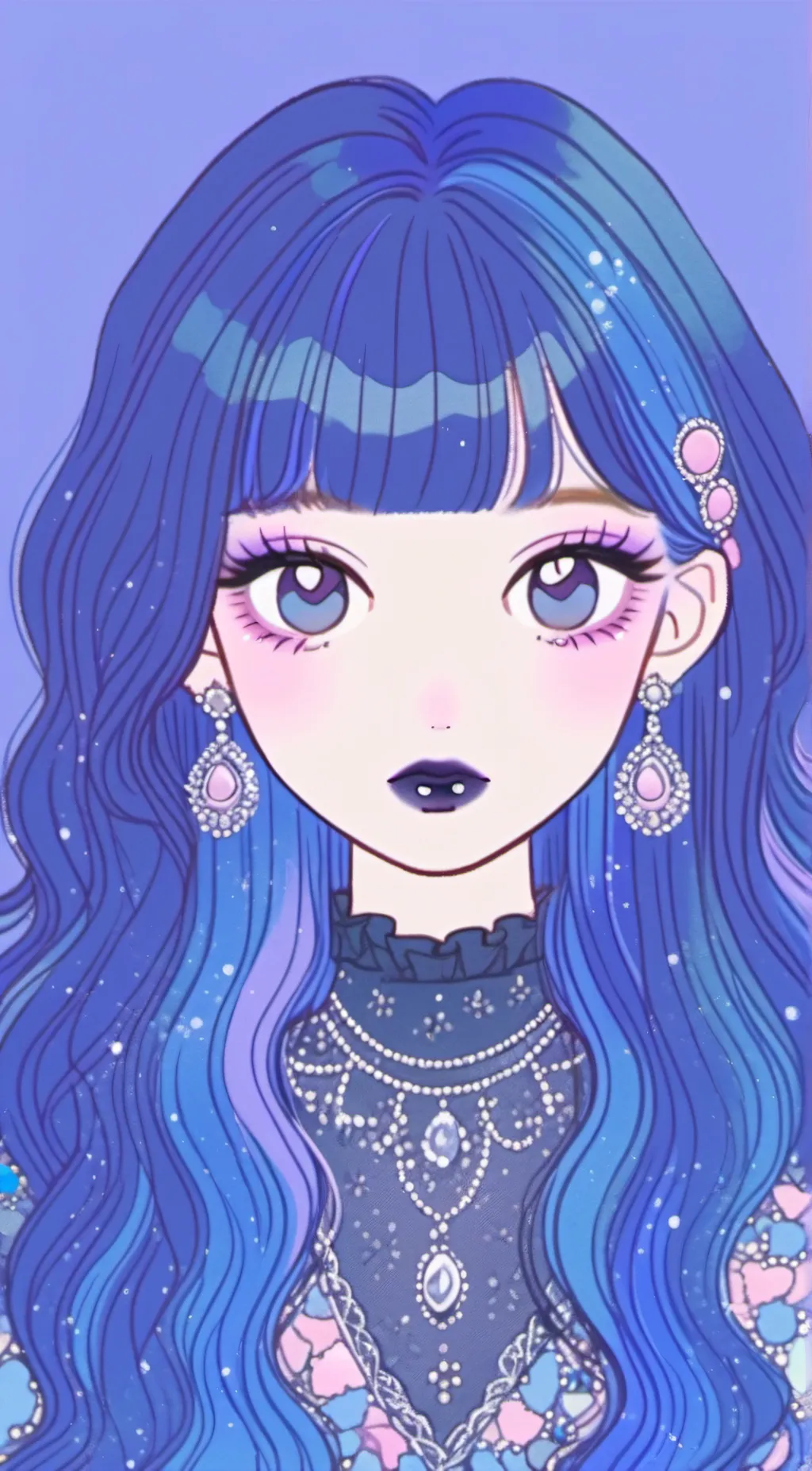 ai character: Nova crescentMoon  background