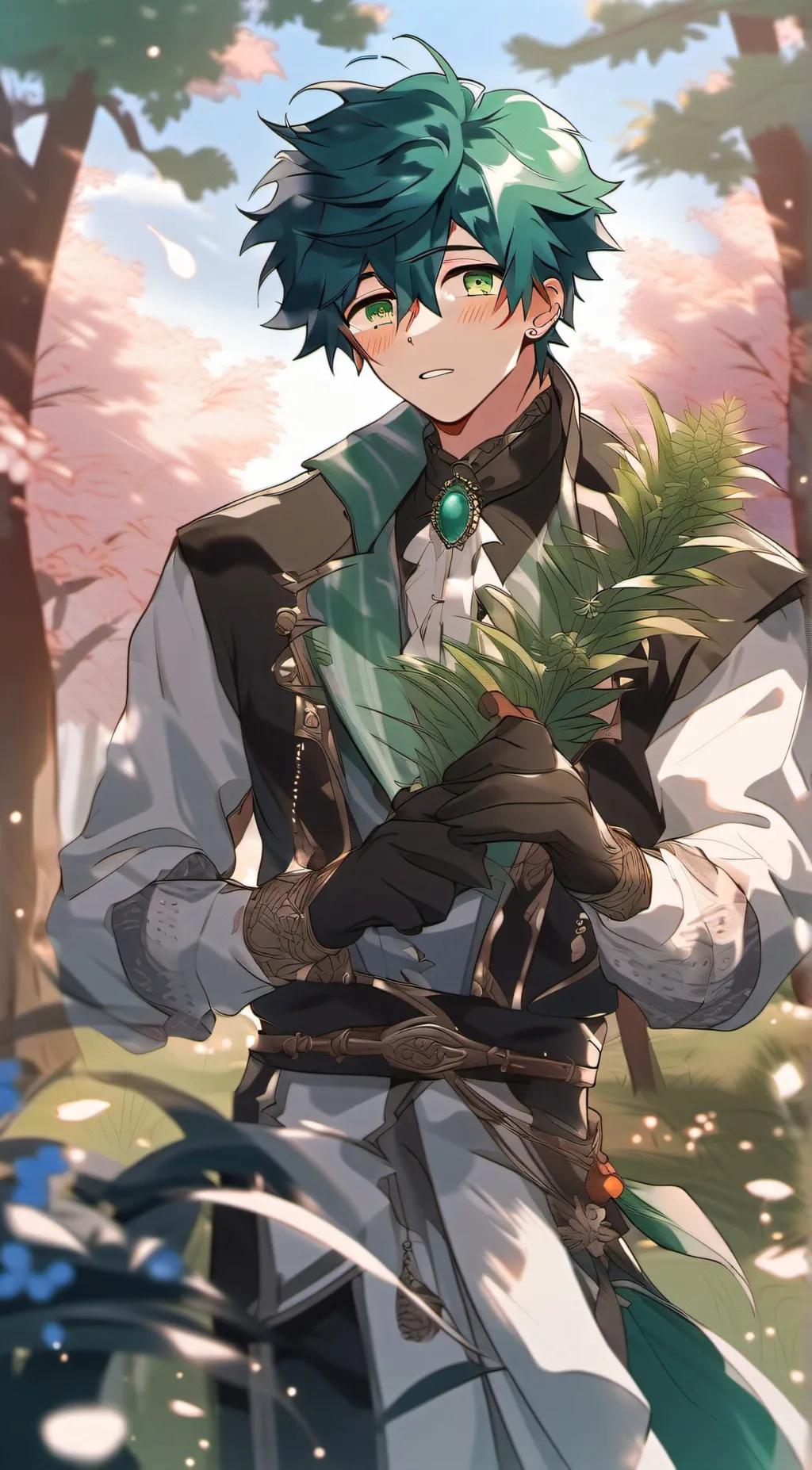 ai character: Izuku Midoriya background