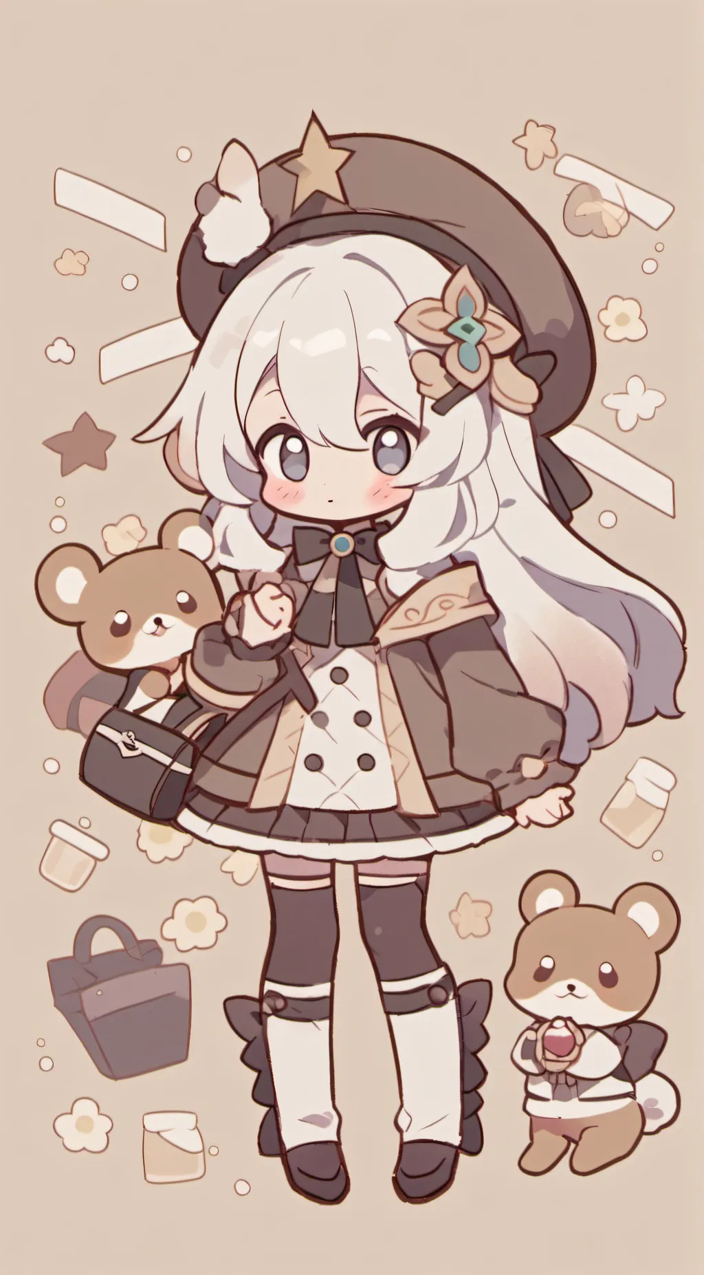 ai character: Lily background