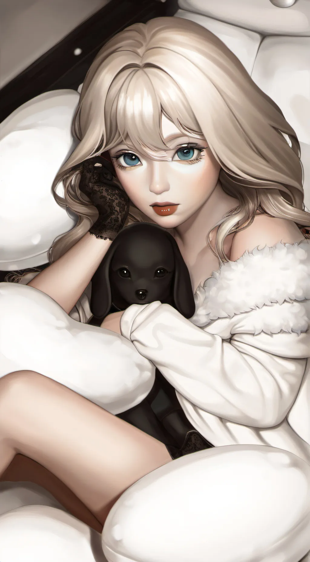 ai character: Lilly background