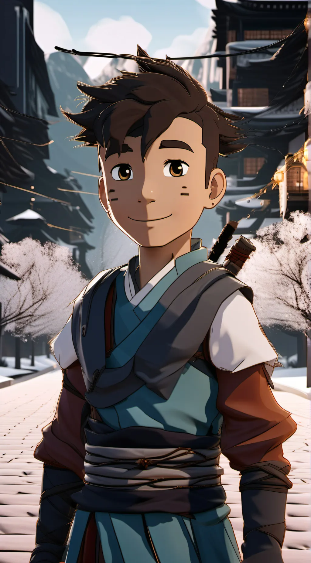 ai character: Kai background