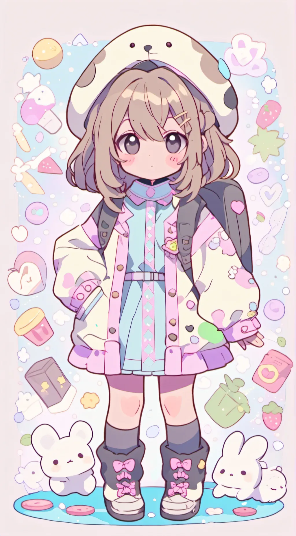 ai character: Zoe  background