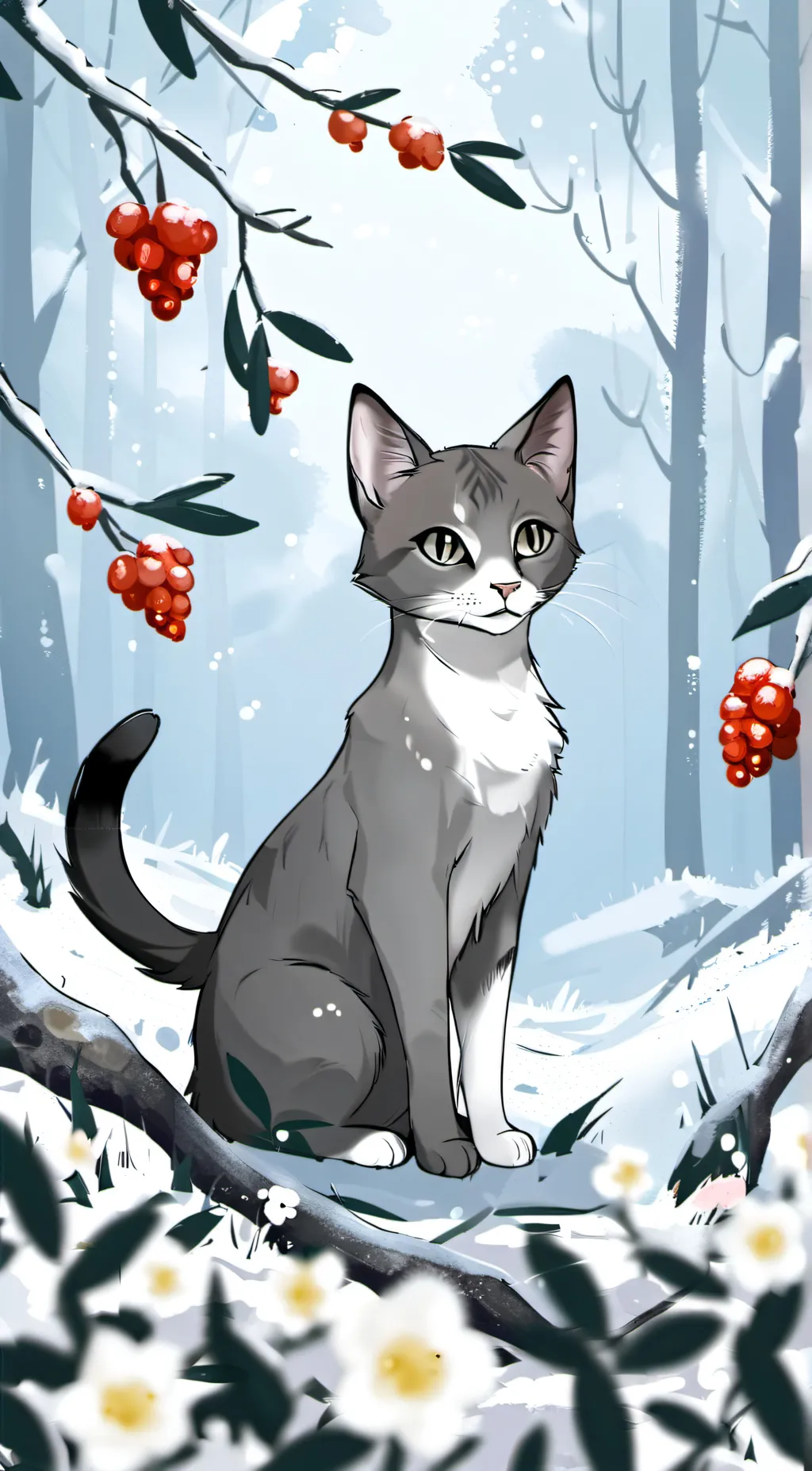 ai character: Cinderpelt (You). background