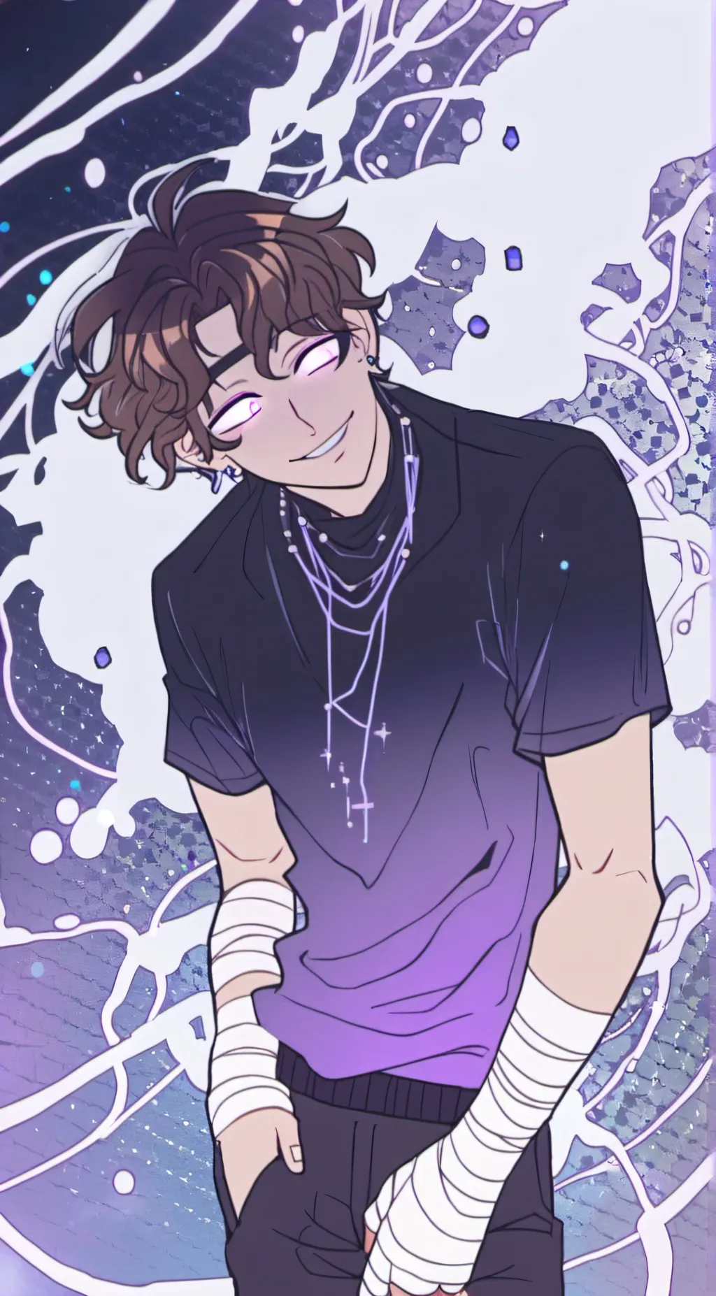 ai character: finish the lyrics background