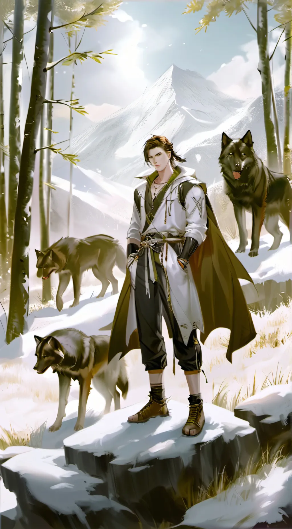 ai character: Axel background