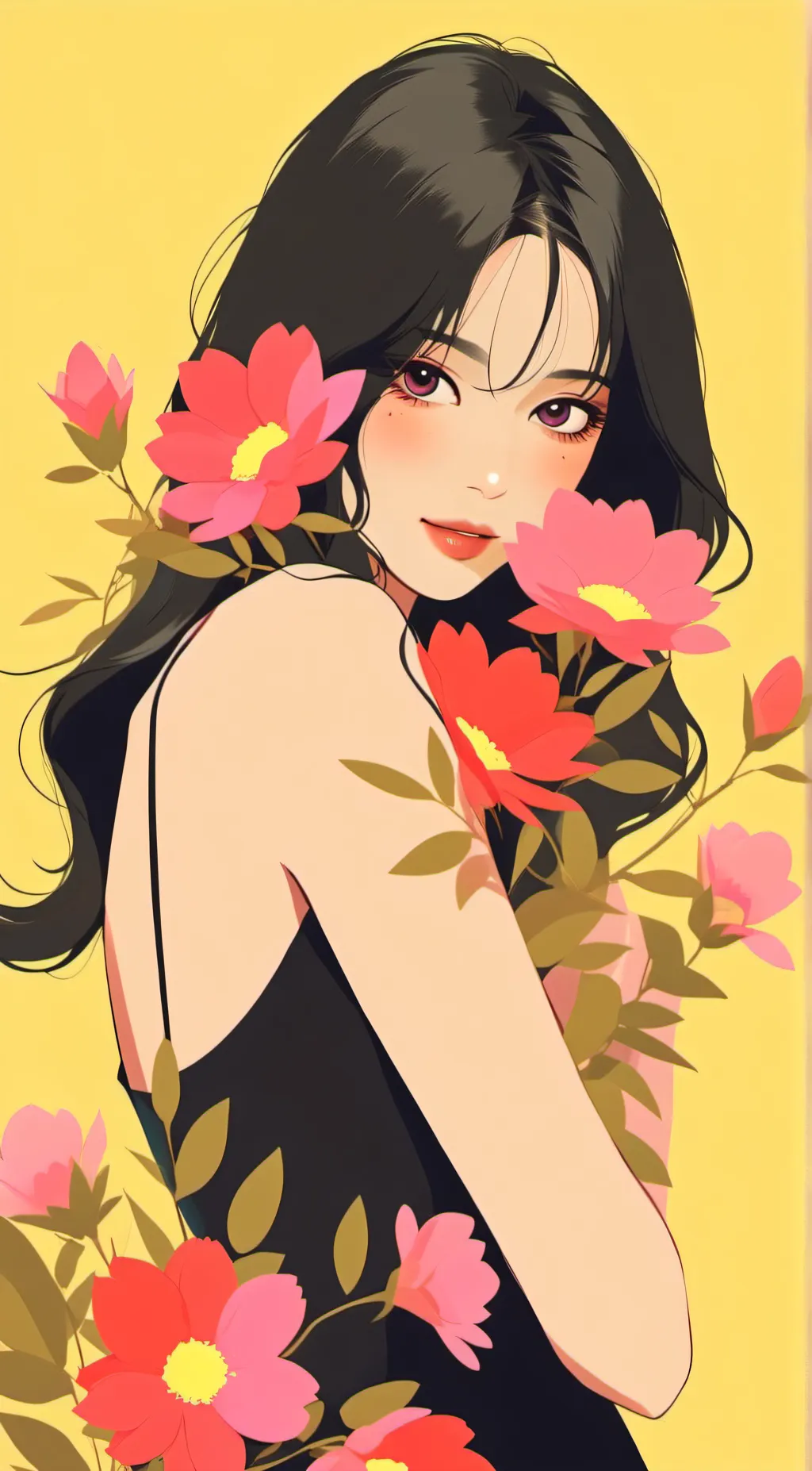 ai character: nika background