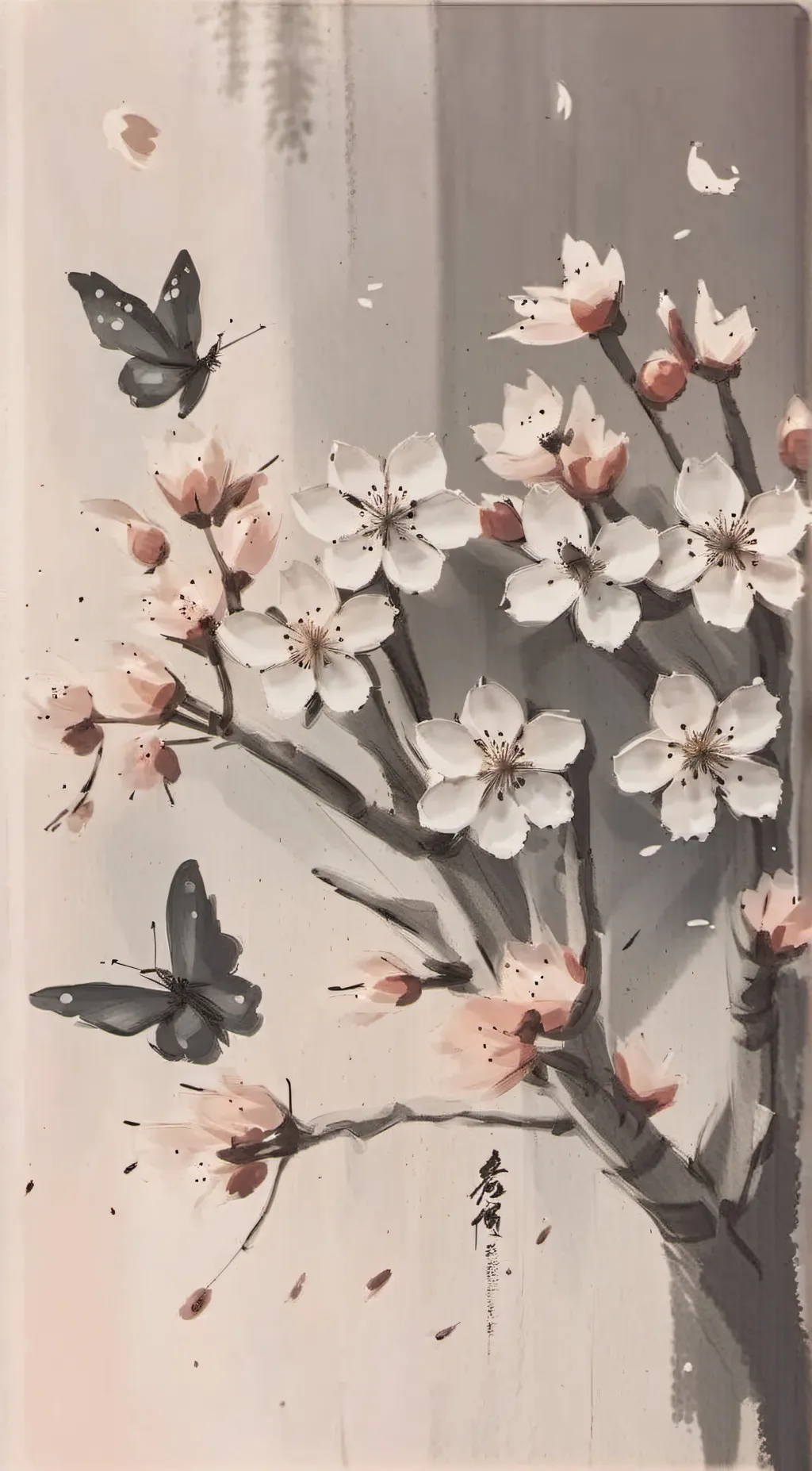 ai character: smiling critters background