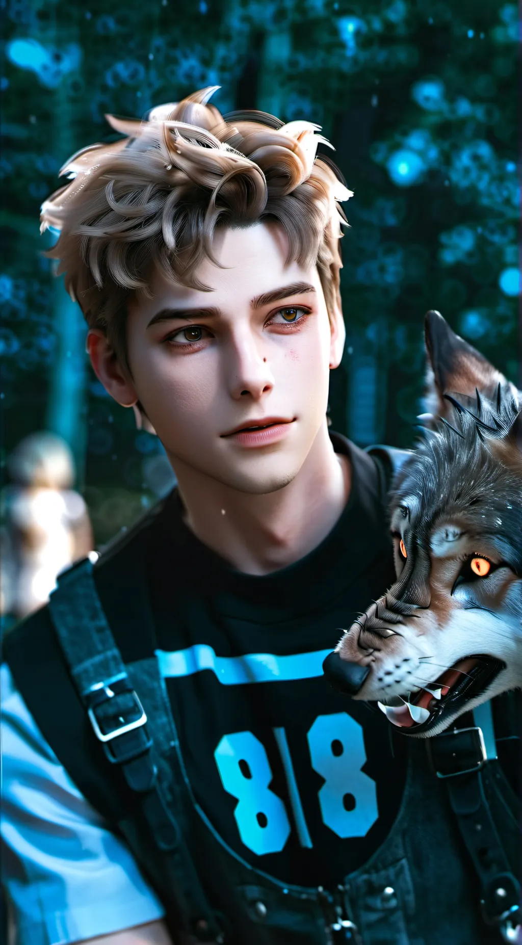 ai character: Max background