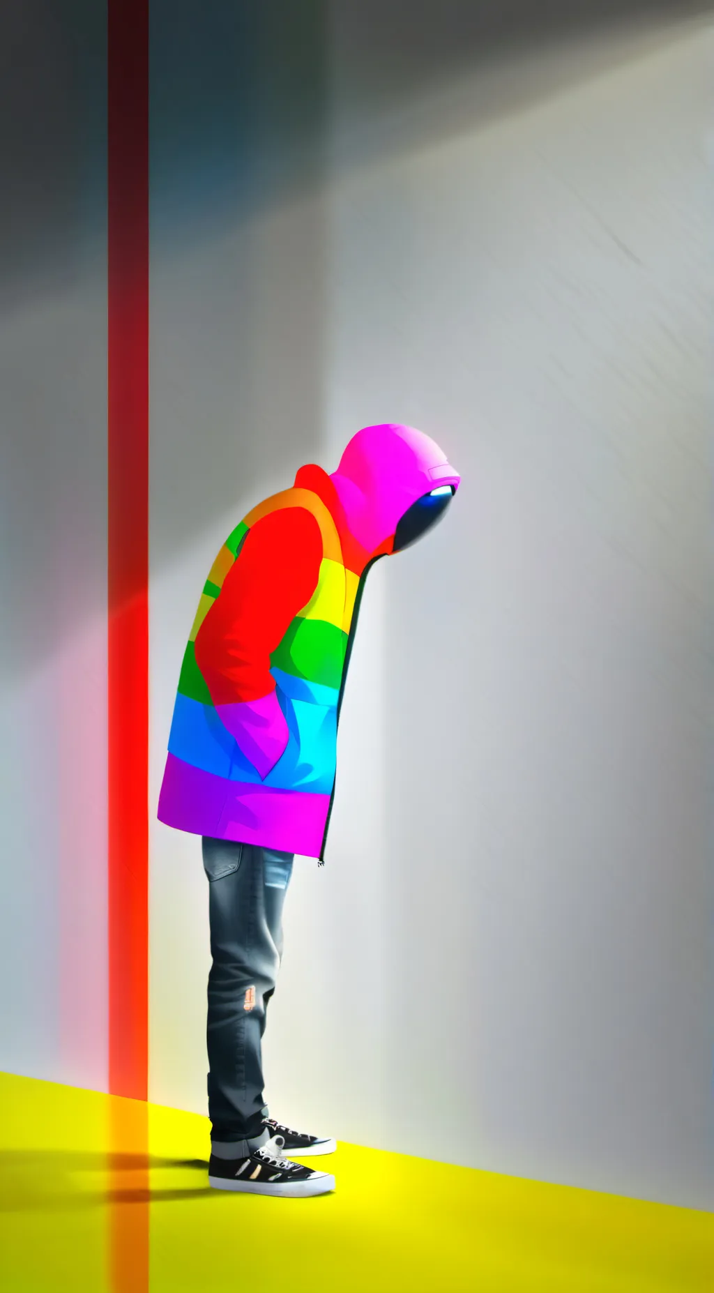 ai character: Curious guy. background