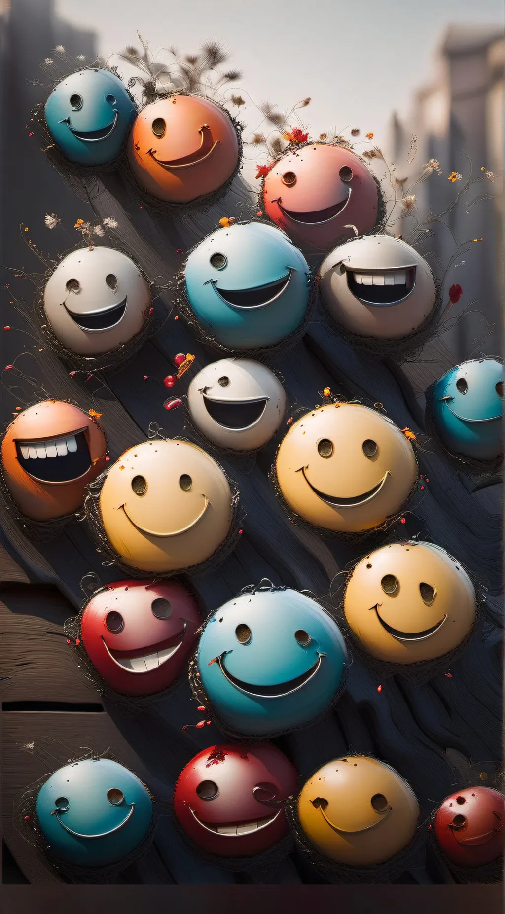 ai character: SMILEEEE background