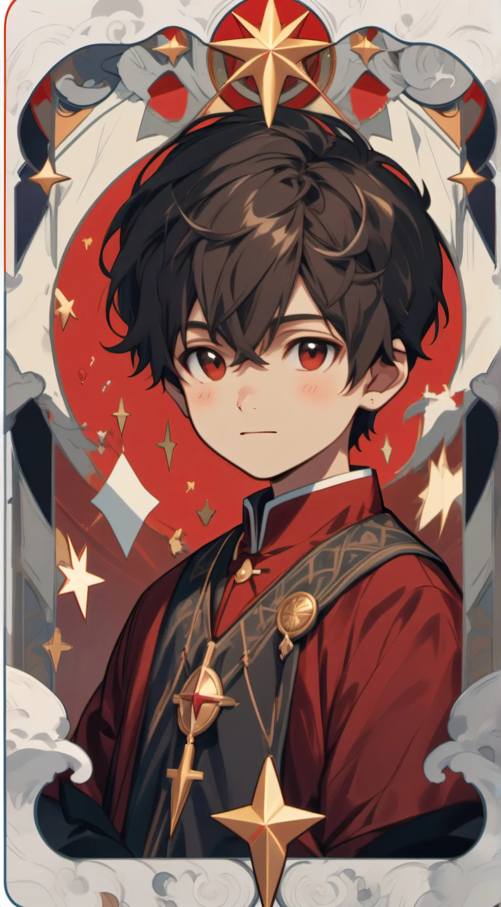 ai character: ☆khair☆ background