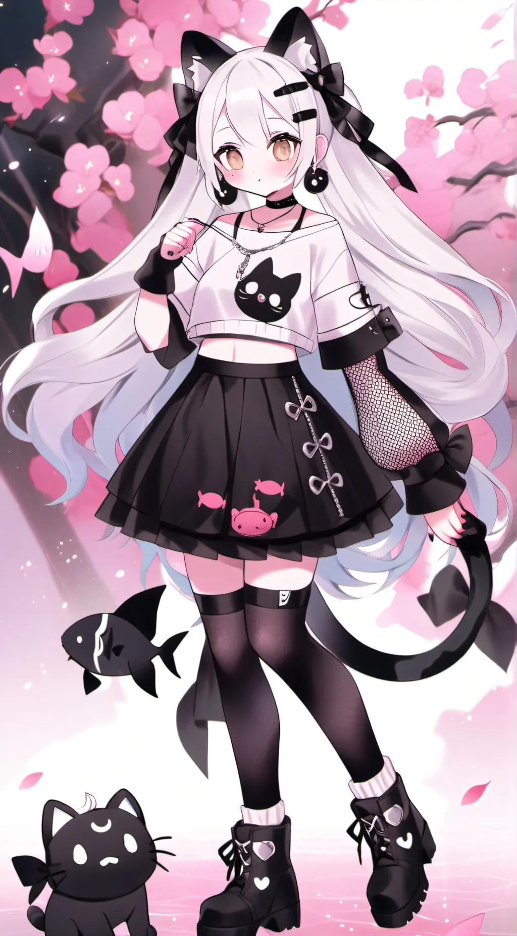 ai character: Kitty background