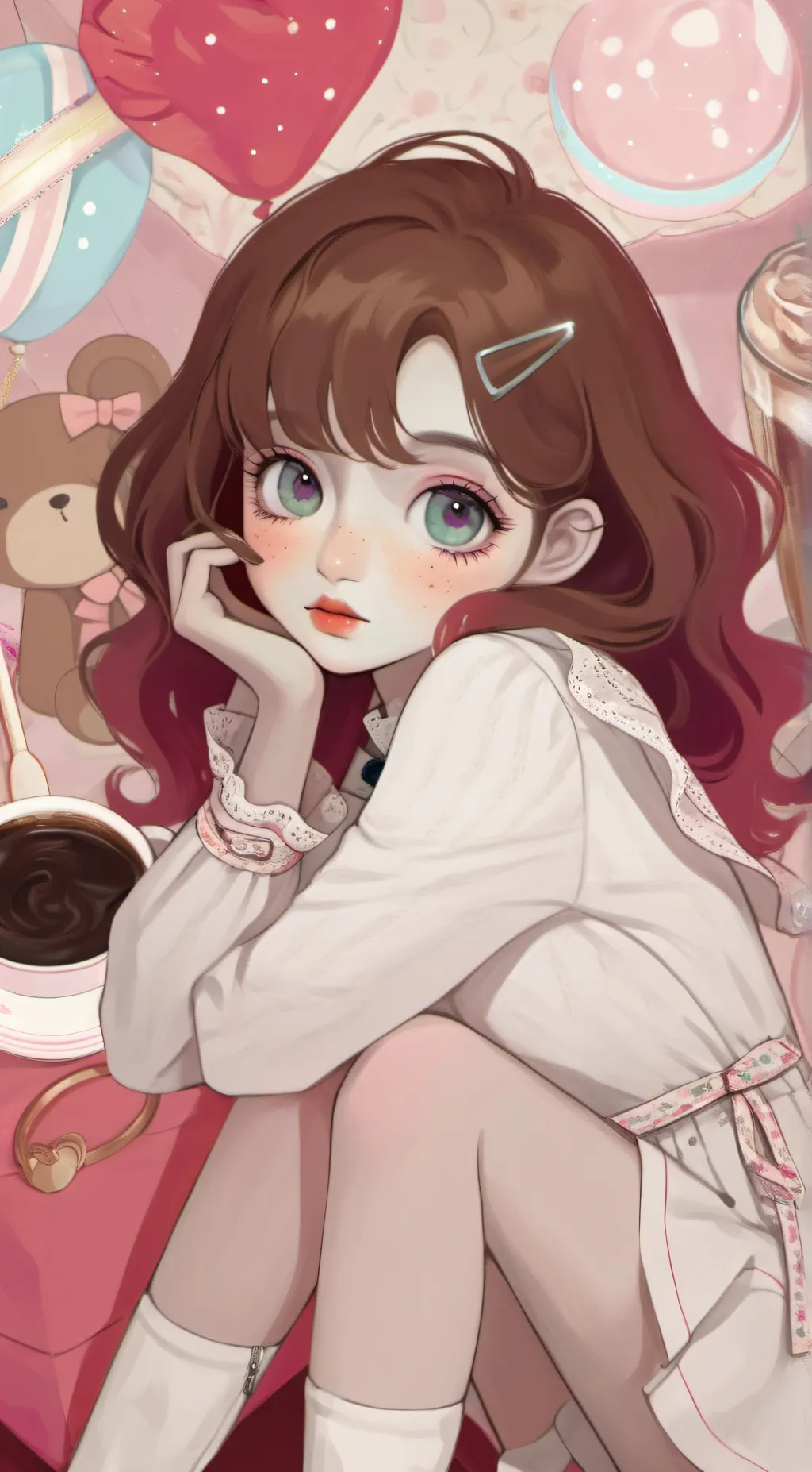 ai character: Chanel background