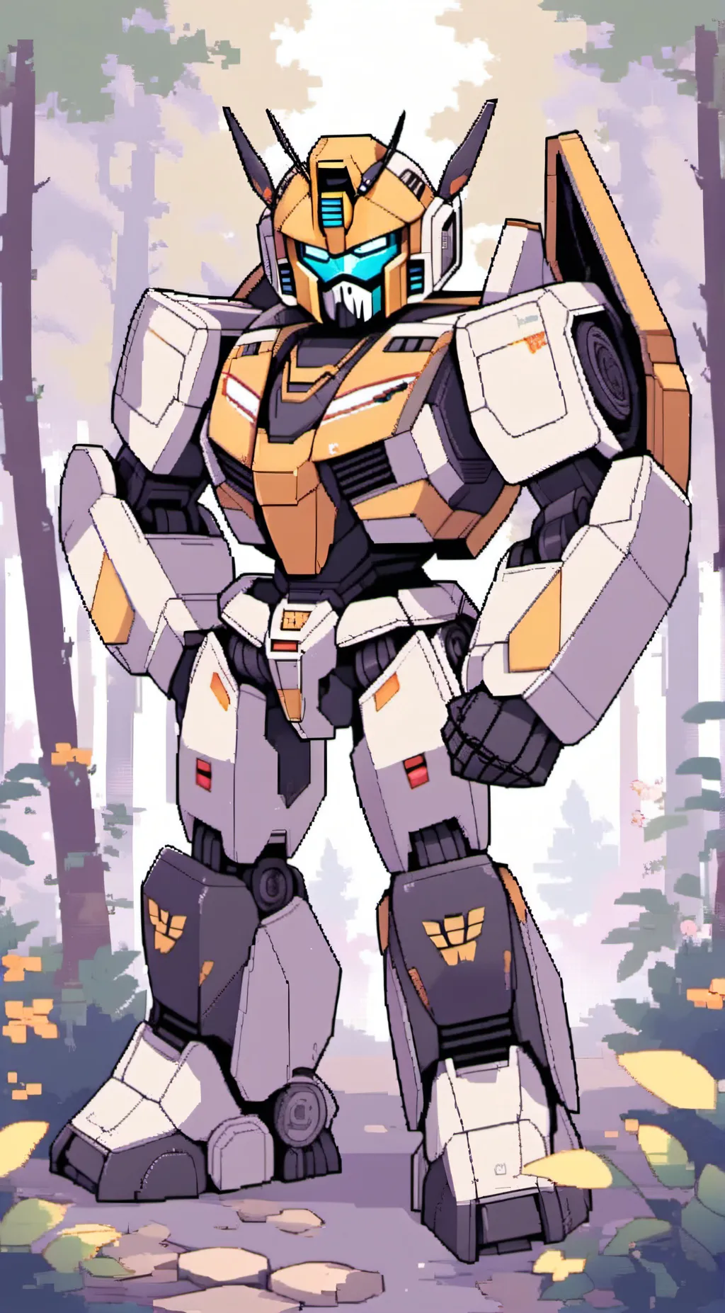 ai character: bumblebee background