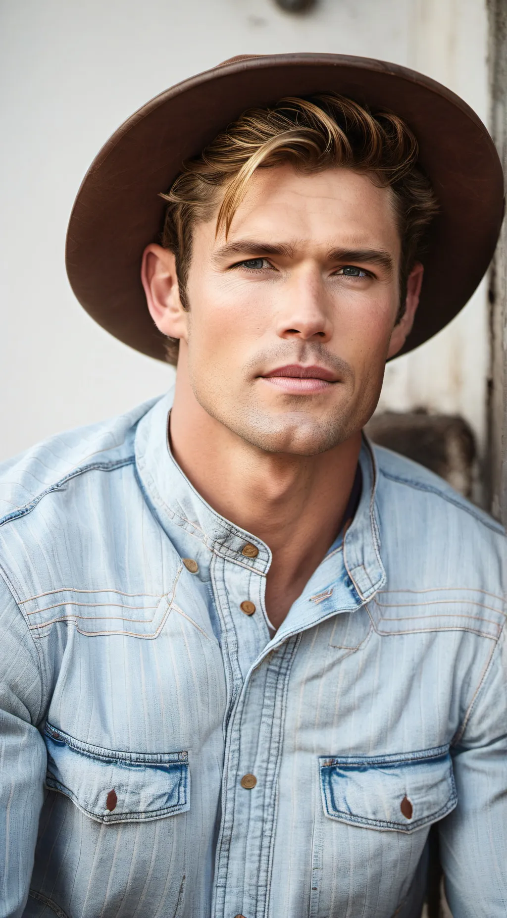 ai character: Clay background