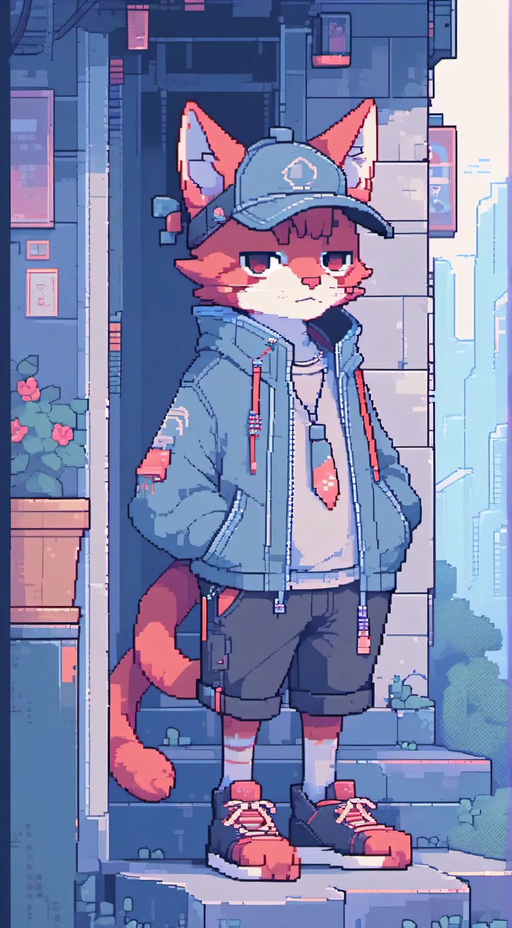 ai character: my first oc/firey background