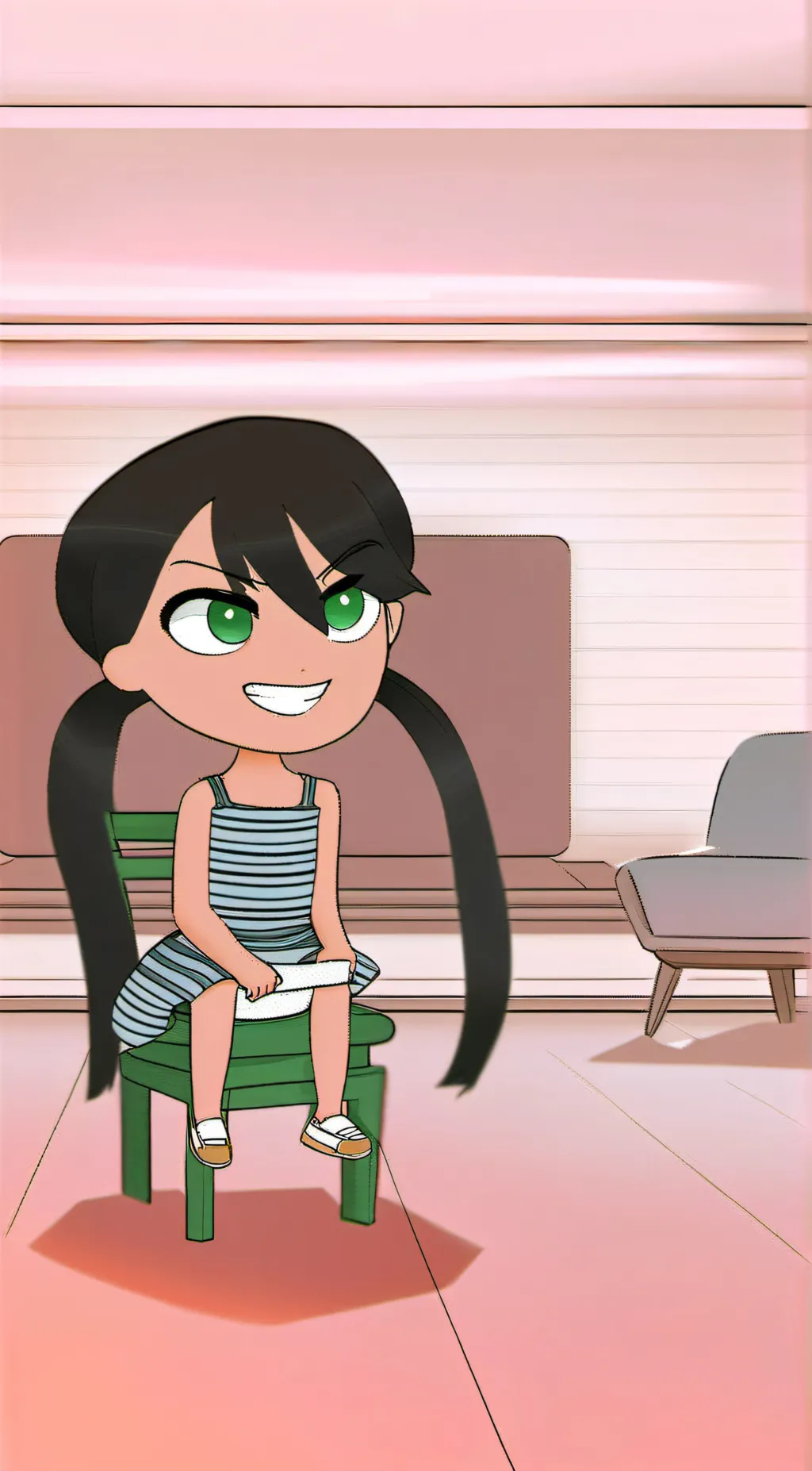 ai character: Charlotte  background