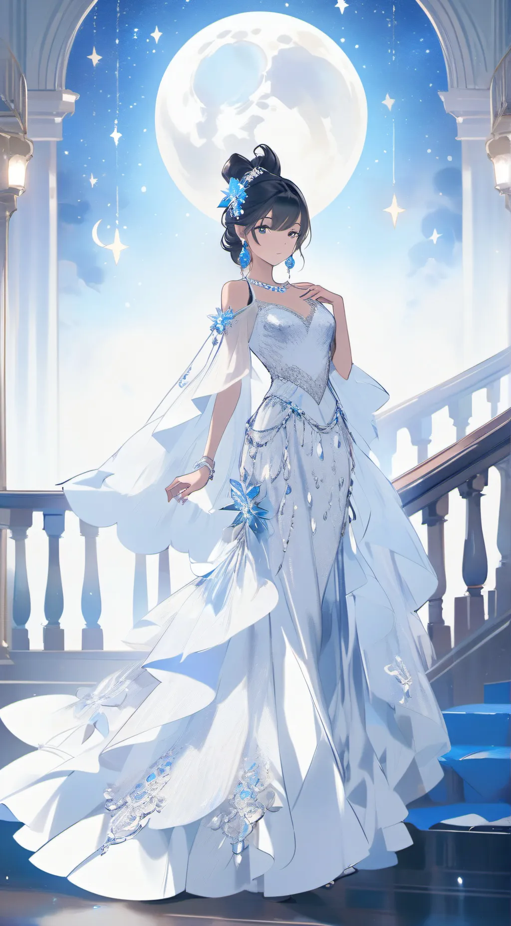 ai character: Crescentia background