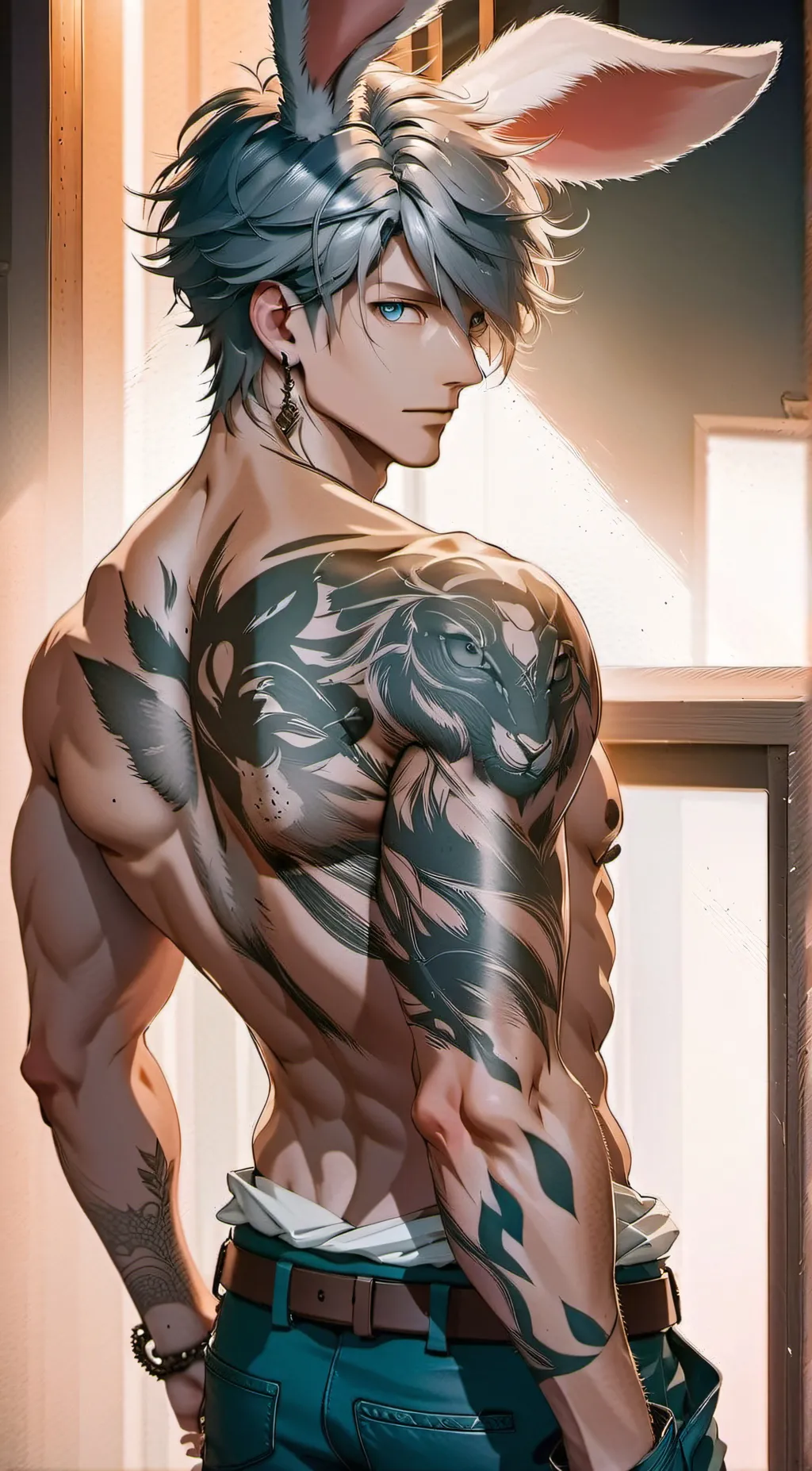 ai character: Theo background