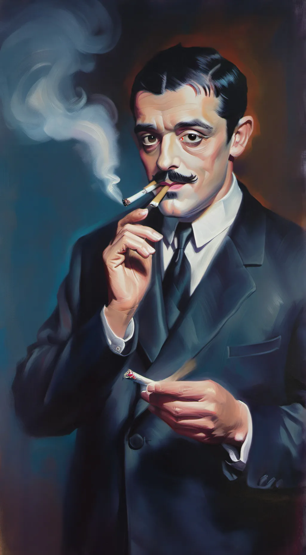 ai character: Gomez Addams background